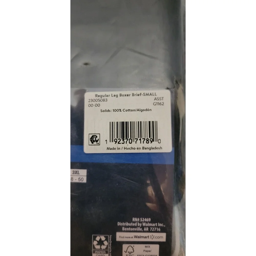 George Men's Regular Leg Boxer Briefs Size Small‎ NWT